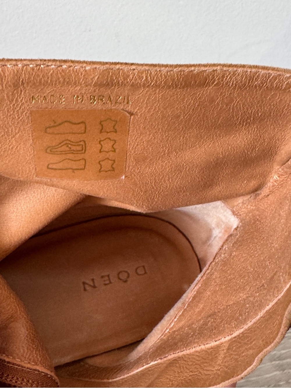 DÔEN Victoriana Suede Lace-Up Ankle Boots in Victorian low heel Pecan tan 38.5 - Picture 11 of 16